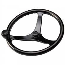 EDSON MARINE inchSpecial Ops inch Powerwheel %2D Black w and Black Nut Knob