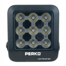 PERKO Lightship 50 LED High Performance Spotlight %2D 12 and 24V %2D Black