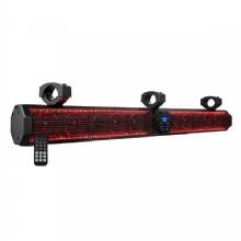 DS18 37 in Marine Amplified Sound Bar w and Bluetooth 1200W w and 10 Speaker System and RGB LED