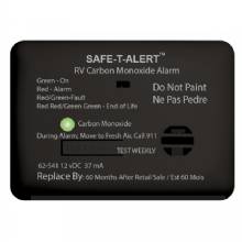 SAFE%2DT%2DALERT 62 Series Carbon Monoxide Alarm %2D 12V %2D RV Surface Mount %2D Black