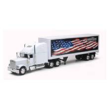 NEW RAY TOYS 1%2D32 Scale Patriotic Long Haulers