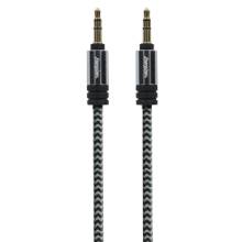 ENERGIZER Energizer Eveready ENGAUX12 8ft Nylon Braided Aux Audio Cable with Gold%2DPlated Plugs for Stereo Speaker or Subwoofer