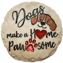 SPOONTIQUES Dogs Make a Home Stepping Stone