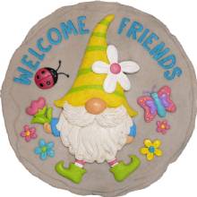 SPOONTIQUES Spring Gnome Stepping Stone