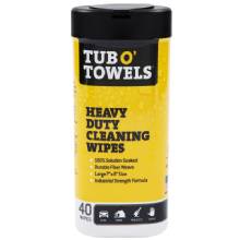 TUB O TOWELS Cleaning Wipes Solution Soaked 40ct