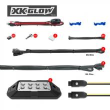 XK GLOW 8 X RGB ROCK LIGHT 6W