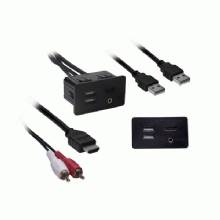 AXXESS USB%2DAUX%2DHDMI Knockout Repl Panel Ford