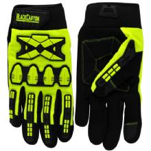 BLACKCANYON BlackCanyon Outfitters Hi%2DVis Work Gloves BHG647AXL Synthetic Palm Gloves w Touchscreen Fingertips Adjustable Strap Padded Palm Green XL