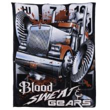 DIESEL Blood Sweat and Gears Throw 50x60