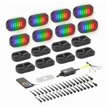 HEISE Chasing Wide Angle Rock Light Kit 8Pk