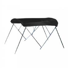 CARVER 4 Bow 8 ft Pontoon Bimini Top w and Boot %2D Black Acrylic
