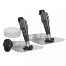 LENCO 9inx12in Standard Mount Trim Tab Kit 12v With Pro Control Auto
