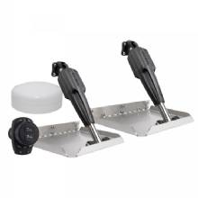 LENCO 12inx12in Edge Mount Trim Tab Kit 12v With Pro Control Auto