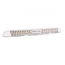 BLACK OAK LED Low Profile Marine Bar %2D Flood %2D White