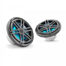 JL AUDIO M3 77in Coaxial Speakers Gray Sport Grille with RGB LED