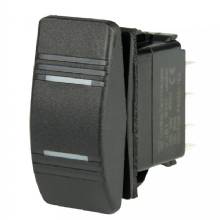BEP MARINE DPDT Contura Switch %2D 2%2DAmber LEDs %2D ON and OFF and ON