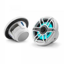 JL AUDIO M6 65in Coaxial Speakers White Sport Grille with RGB LED
