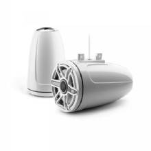 JL AUDIO M6 77in Enclosed Tower Speakers White Sport Grille