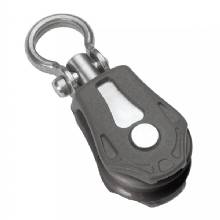BARTON MARINE Size 0 20mm Plain Bearing Pulley Block Single Swivel