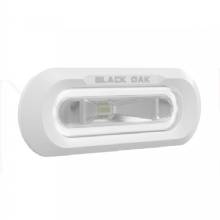 BLACK OAK LED Low Pro Marine Spreader Light %2D Flush Mount %2D White Housing %2D White LED