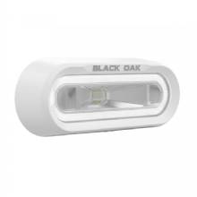 BLACK OAK LED Low Pro Off Road Spreader Light %2D Bracket Mount %2D White Housing %2D White LED