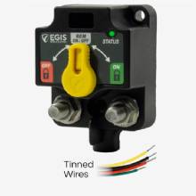 EGIS XD Single Remote Battery Switch with Knob Tinned Wires