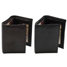 BC OUTFITTERS Mens Trifold Wallet RFID Blocking Leather Billfold BCO5404RFID