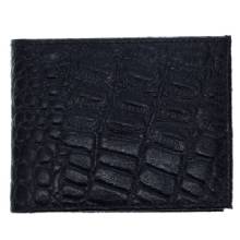 BC OUTFITTERS Bifold Leather Wallet with RFID Block Crocodile Embossed BCO5511ZC