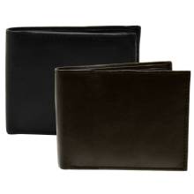 BC OUTFITTERS Leather RFID Blocking Bifold Wallet w Photo Display Pocket BCO5545RFID