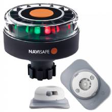 NAVISAFE Navilight Tricolor 2NM w and Navibolt Base RIB Mount %2D White