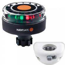 NAVISAFE Navilight Tricolor 2NM w and Navibolt Base Vertical Mount %2D White