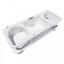DEEP BLUE MARINE MB%2D2 Double Cup Holder w and Suction Cups