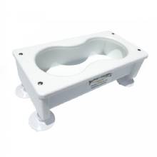 DEEP BLUE MARINE Double Cup Holder and Storage Box