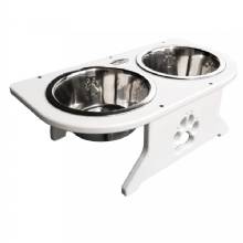 DEEP BLUE MARINE Small Starboard Dog Dish w and Bowls %2D 5%2D1 and 2 in Tall