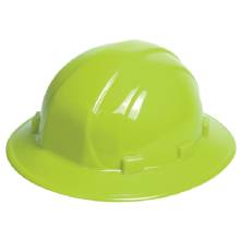 DELTAPLUS ERB Omega II Full Brim Ratchet Hat %2D Hi Visibility Lime
