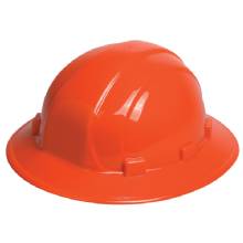 DELTAPLUS ERB Omega II Full Brim Ratchet Hat %2D Hi Visibility Orange