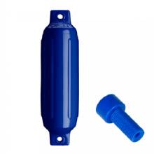 POLYFORM G%2D1 Twin Eye Fender 35 inch x 128 inch %2D Cobalt Blue w and Air Adapter