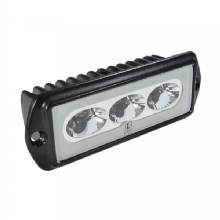 LUMITEC CapriLT Flush Mount LED Flood Light %2D White Non%2DDimming %2D Black Housing