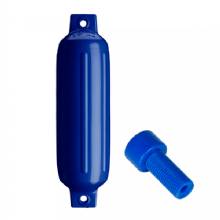 POLYFORM G%2D2 Twin Eye Fender 45 inch x 155 inch %2D Cobalt Blue w and Air Adapter