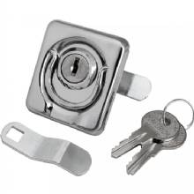 SEA DOG Surface Mount Locking Ring Pull %2D Stamped 304 Stainless Steel and Die Cast Zinc Lock