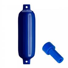 POLYFORM G%2D4 Twin Eye Fender 65 inch x 22 inch %2D Cobalt Blue w and Air Adapter