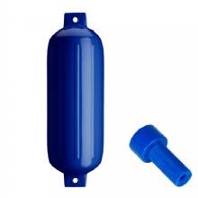 POLYFORM G%2D5 Twin Eye Fender 88 inch x 268 inch %2D Cobalt Blue w and Air Adapter