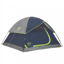 COLEMAN SUNDOME 4 PERSON CAMPING TENT BLUE