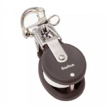 BARTON MARINE Barton Large Snatch Block f and Yachts Up to 40 ft 122M %2D Stainless Steel Snap