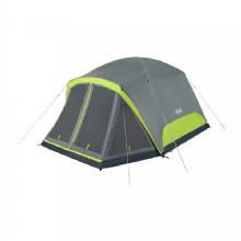 COLEMAN 6%2DPerson Skydome Camping Tent w and Screen Room %2D Rock Grey