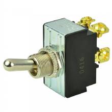 BEP MARINE DPST Chrome Plated Toggle Switch %2D OFF and ON