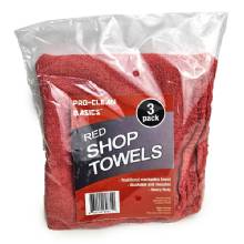 RandR Shop Towel Red 3pk