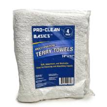 RandR Multi Purpose Terry Towel White 4pk