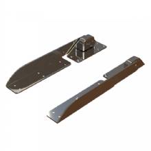 TACO MARINE Command Ratchet Hinge %2D 18%2D1 and 2 in %2D 316 Stainless Steel Polished w and Hard Stop