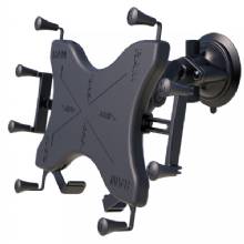 RAM Mount Twist%2DLock Suction Cup Mount w and Universal X%2DGrip Cradle for 12 inch Large Tablets